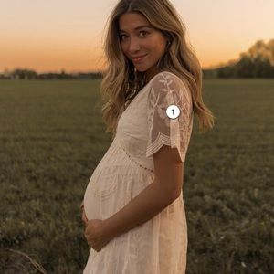 PinkBlush Maternity Maxi Dress